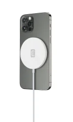 CELLULARLINE Magsafe magnetni brezžični polnilnik za iPhone 12, bel