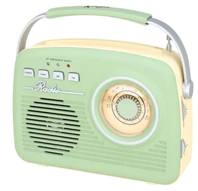 RADIO XP5409 ZELEN BOOMBOX, RETRO, BLUETOOTH