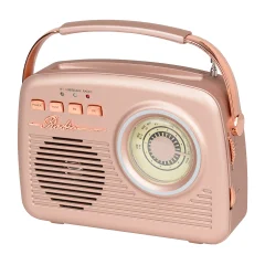 RADIO XP5409 GOLD/ROSE RETRO BOOMBOX, BLUETOOTH