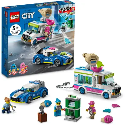 LEGO City 60314 Policijski pregon sladoledarskega kombija