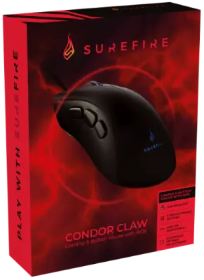 VERBATIM Surefire Condor Claw Gaming 8B RGB miška