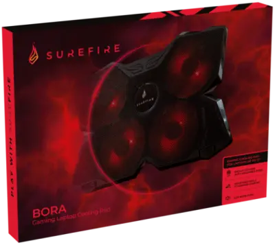 VERBATIM Surefire Bora Gaming Red hladilnik za prenosnik