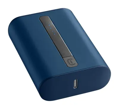 CELLULARLINE THUNDER 10000mAh prenosna baterija modra