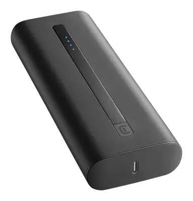 CELLULARLINE THUNDER 20000mAh prenosna baterija črna