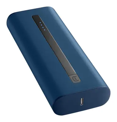 CELLULARLINE THUNDER 20000mAh prenosna baterija modra