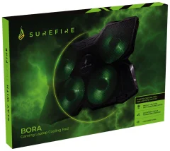 VERBATIM Surefire Bora Gaming Green hladilnik za prenosnik
