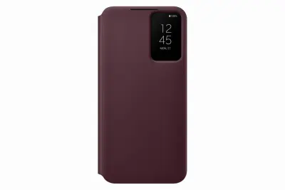 SAMSUNG GALAXY S22 CLEAR VIEW ovitek, bordo