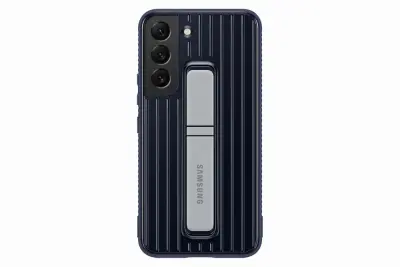 SAMSUNG GALAXY S22 PROTECTIVE STANDING ovitek, moder