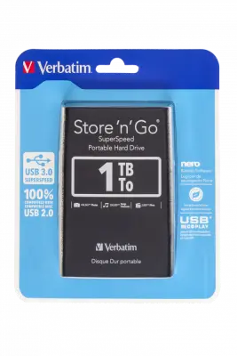VERBATIM Store'n'Go 1TB USB 3.0 2,5'' črn zunanji disk