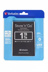 VERBATIM Store'n'Go 1TB USB 3.0 2,5'' črn zunanji disk