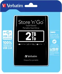 VERBATIM Store'n'Go 2TB USB 3.0 2,5'' črn zunanji disk