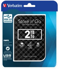 VERBATIM Store'n'Go 2TB USB 3.0 2,5'' črno-siv zunanji disk