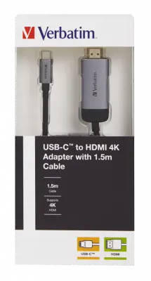 VERBATIM USB-C / HDMI 4K adapter