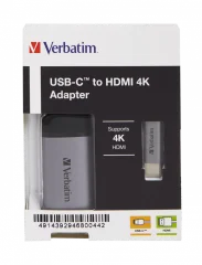 VERBATIM USB-C / HDMI 4K adapter 10 cm