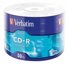 CD-R 52X 700MB 50 PACK WRAP EXTRA PROTECTION