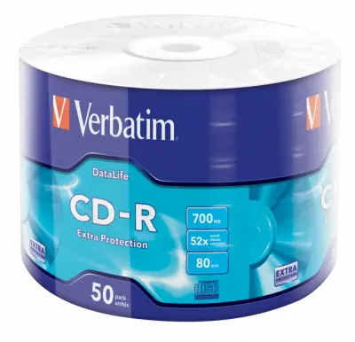 CD-R 52X 700MB 50 PACK WRAP EXTRA PROTECTION