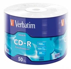CD-R 52X 700MB 50 PACK WRAP EXTRA PROTECTION
