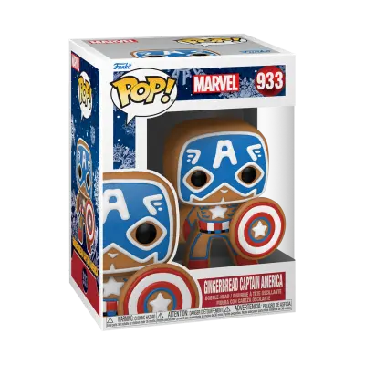 FUNKO POP MARVEL: HOLIDAY- CAPTAIN AMERICA