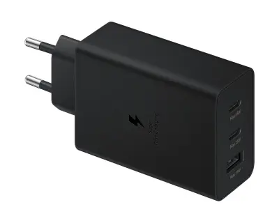 ADAPTER HITRI TRIO 2x TYPE-C + 1x USB-A 65W