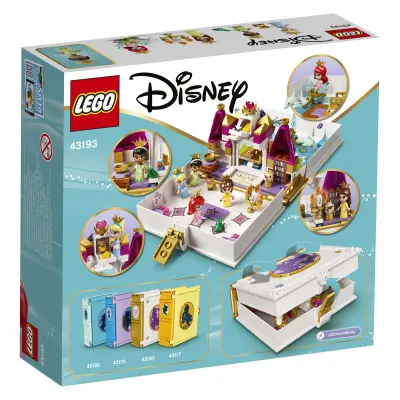 LEGO 43193 Dogodivščina s knjigo pripovedk o Arieli, Belle, Pepelki in Tiani