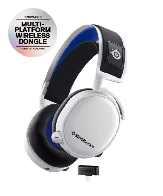 SteelSeries Arctis 7P+ slušalke Bele/