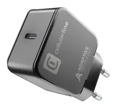 CELLULARLINE USB-C 15W črn hišni polnilec