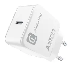 CELLULARLINE USB-C 15W bel hišni polnilec