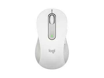 LOGITECH Signature M650 L left, brezžična miška, bela