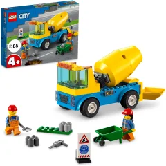 LEGO City 60325 Tovornjak z mešalnikom betona