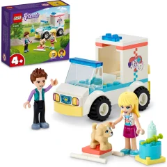 LEGO Friends 41694 Rešilni avto klinike za male živali