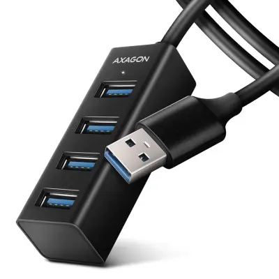 AXAGON Mini Hub 4xUSB 3.2 120 cm USB-A/ razdelilnik