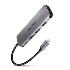 AXAGON Hub 5v1 USB-C na 2x USB-A + 2x USB-C razdelilnik