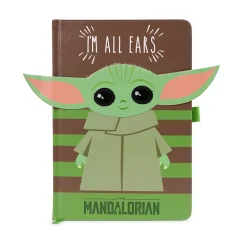 PYRAMID STAR WARS: THE MANDALORIAN I'M ALL EARS GREEN NOVELTY beležka