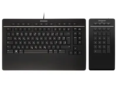 3D CONNEXION Keyboard Pro z ločeno numerično tipkovnico USB, US SLO g. tipkovnica