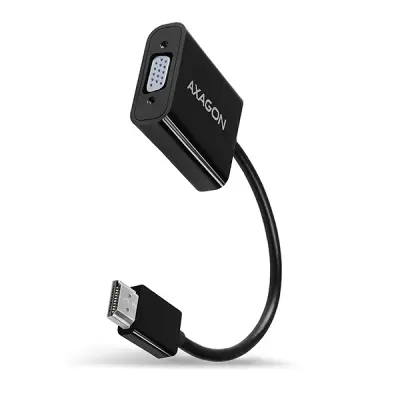 Axagon DisplayPort na VGA FullHD + avdio 3,5 mm adapter