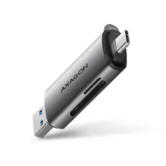 AXAGON SD in MicroSD USB-C + USB-A 3.2/ čitalec kartic