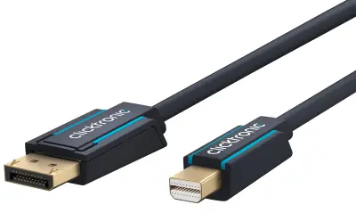 Clicktronic 70737 kabel DP M/mini DP M 1,0m