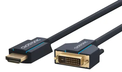 Clicktronic 70347 kabel DVI-D M / HDMI M 15,0m