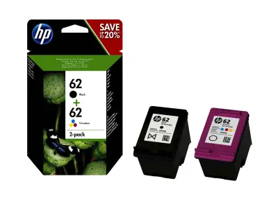 HP 62 komplet barvne in črne kartuše