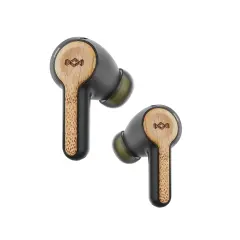 HOUSE OF MARLEY REBEL SIGNATURE BLACK TRUE WIRELESS EARBUDS SLUšALKE - čRNE BARVE