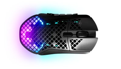 SteelSeries brezžična gaming miška Aerox 9 črna/