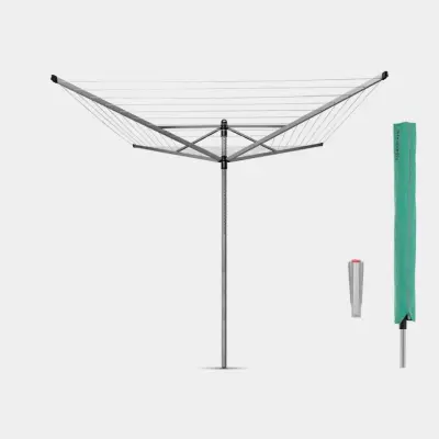 Brabantia zunanji sušilnik za perilo Lift-O-Matic 50m sivo