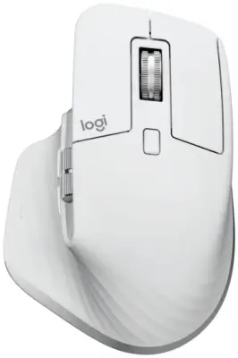 LOGITECH MX Master 3s, brezžična miška, bela