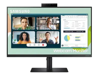 SAMSUNG S24A400VEU 24", IPS, 16:9, 1920x1080, D-Sub,DP,HDMI,USB Hub, KAMERA, ZVOČNIKI monitor
