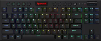 REDRAGON HORUS TKL K621 RGB WIRELESS/WIRED/BT, RED SWITCH mehanska tipkovnica