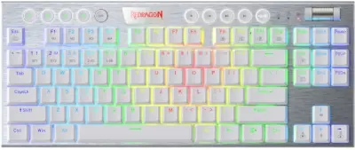 REDRAGON HORUS TKL K621W RGB WIRELESS/WIRED/BT, mehanska tipkovnica z rdečimi switchi