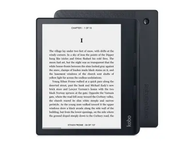 KOBO Sage, 8'' touch, 32GB WiFi e-bralnik, črn