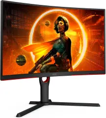 AOC CQ27G3SU 68,5 cm (27,0") 165Hz QHD 1ms ukrivljen monitor črn