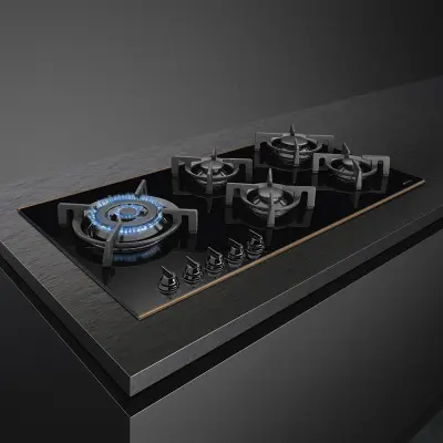 SMEG PV695LCNR 5XPLIN plinska kuhalna plošča