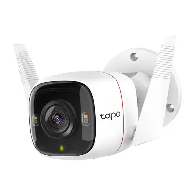 TP-LINK Tapo C320WS dnevna/nočna 4MP 2K QHD IP66 WiFi bela zunanja nadzorna kamera